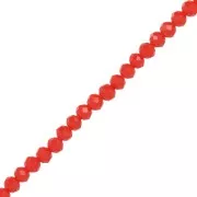 Perles Rondelles Facettées En Argent 925 - Diamètre 3mm, Trou 1,2mm, Référence RD3FCB, Neuf
