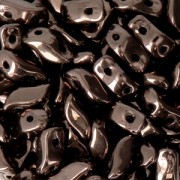 Perles en verre StormDuo 2-hole 3x7 mm Dark Bronze x50