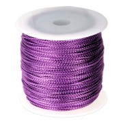 Bobine de fil polyester métallisé 1 mm Violet x 100 m|raw }}