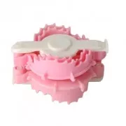 Set à fabriquer des pompons - forme coeur de taille 5 cm x1