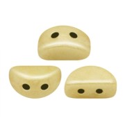 Perles en verre Kos® par Puca® 6x3 mm Opaque Ivory Ceramic Look x10g|raw }}