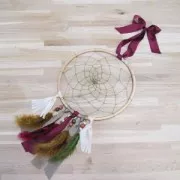 Cerceau en bambou 15 cm Naturel x1