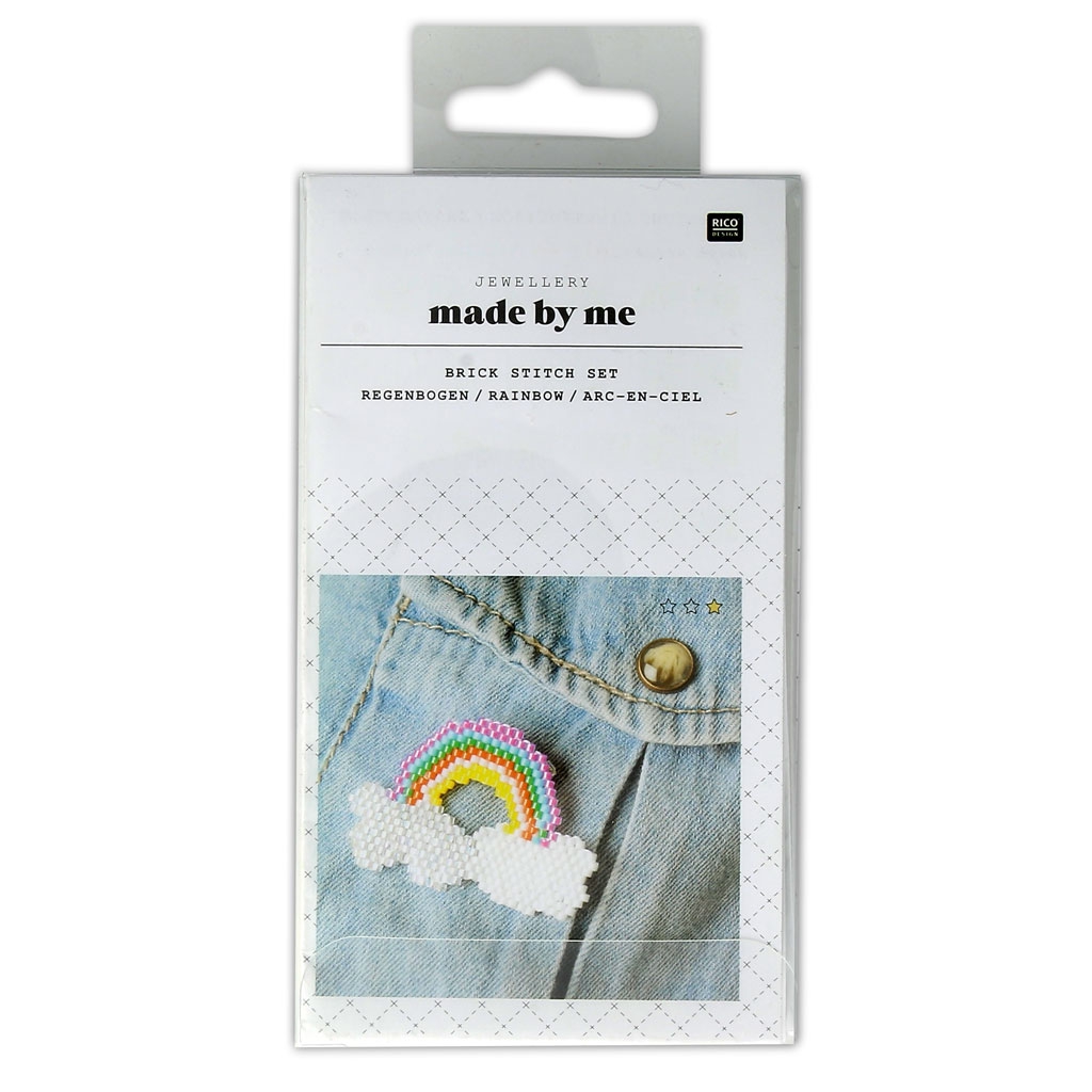 Kit tissage Brick Stitch made by me pour réaliser une broche Arcen