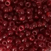 Perles de rocailles Matubo 8/0 - 3.15 mm Red Opal x10g