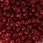 Rocailles Matubo 8/0 - 3.15 mm Red Opal x10g