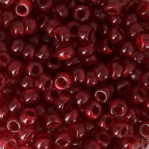 Perles de rocailles Matubo 8/0 - 3.15 mm Red Opal x10g