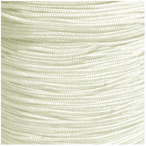 Fil de jade / Fil nylon tressé 1 mm Ecru x2.90 m