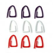 Set de 21 anneaux marqueurs de mailles en plastique