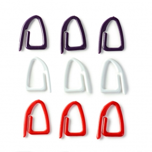 Set de 21 anneaux marqueurs de mailles en plastique