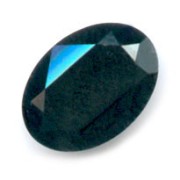 Cabochon PureCrystal 4120 8x6 mm Jet|raw }}