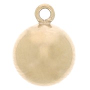 Breloque boule 6 mm en Gold filled (or laminé) x1