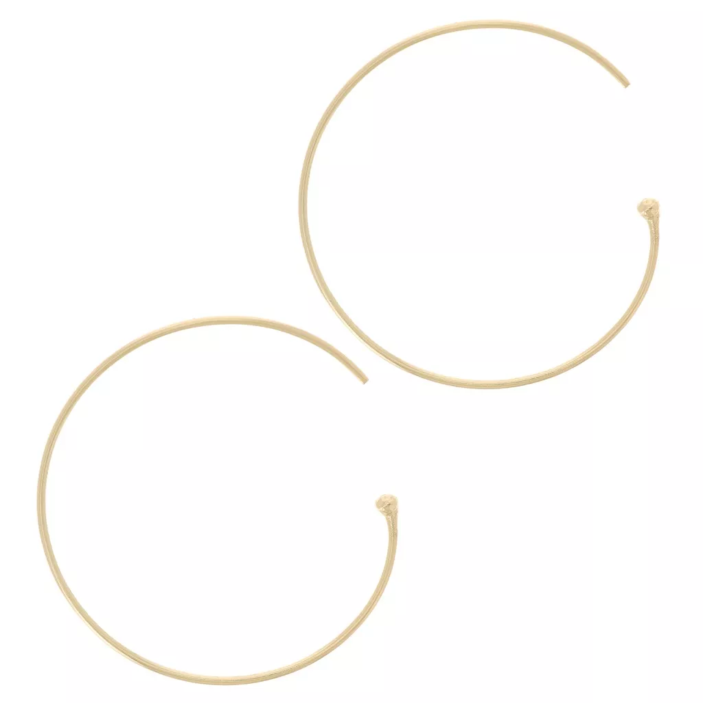 Boucles D'oreilles Coquillage En Or 18 Carats – Élégant Et Naturel – 3,50 G