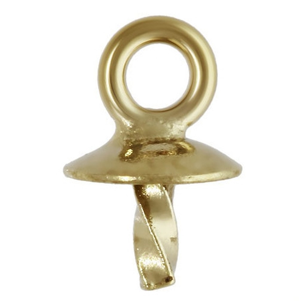 Pendentif Boule En Métal Argenté Avec Perle Centrale - Occasion - Style épuré