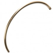 Tube incurvé 56x2 mm en Gold filled (or laminé)  x1|raw }}