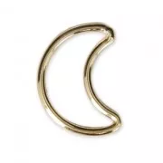 Intercalaire demi-lune 11.5x8 mm en Gold filled (or laminé)  x1