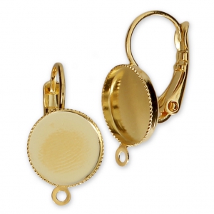 Dormeuses Avec Anneau Et Porte cabochon Fond Plat 10 Mm Dor X2 dormeuses-avec-anneau-et-porte-cabochon-fond-plat-10-mm-dor-x2
