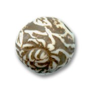 Ronde relief fleur 14 mm|raw }}