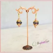 Perles en verre Star Beads par Perles & Co 11x11 mm Green Turquoise x30