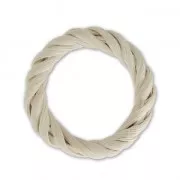 Pendentif / anneau en rotin 30 mm pour la création de bijoux DIY x1