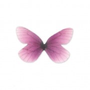 Papillon sans trou 30x21 mm Violet et Fuchsia x1|raw }}