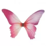 Papillon sans trou 50x35 mm Fuchsia x1