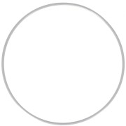 Cercle nu en métal pour attrape rêves suspension et abat-jour 15cm Argenté vieilli|raw }}