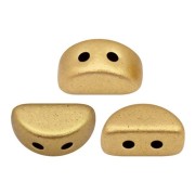 Perles en verre Kos® par Puca® 6x3 mm Gold Mat x10g