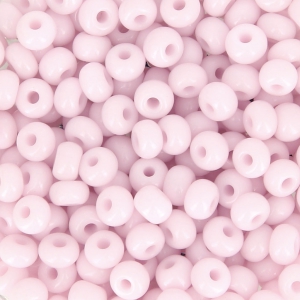 Perles rocailles Preciosa  6/0 4 mm - Light Rose Opaque x20g