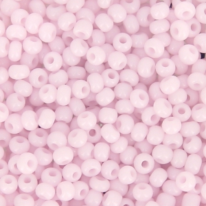 Perles rocailles Preciosa  11/0 2 mm - Light Rose Opaque x20g