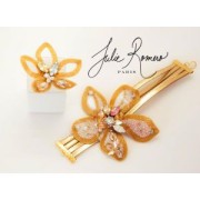 Jaseron pour broderie   création de broches & bijoux brodés 1mm Light Rose Goldx1m
