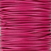Cordon en cuir européen 1.5 mm Fuchsia x1m|raw }}