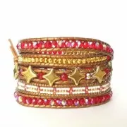 Cordon en cuir européen 1.5 mm Bleu Turquoise x1m