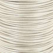 Cordon en cuir européen 1.5 mm - Light beige x1m|raw }}