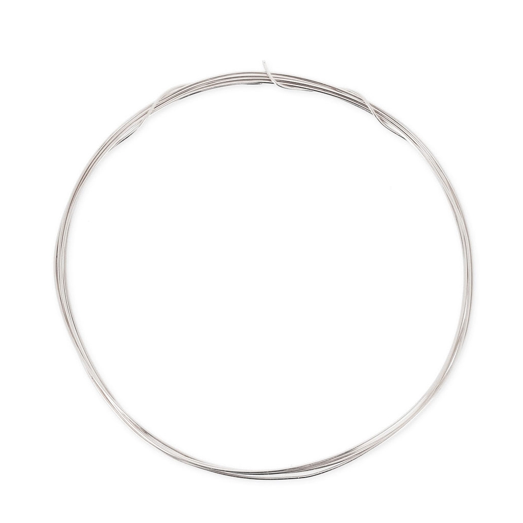 Fil En Argent Sterling 925 - 0,9 Mm X 1 Mètre Pour Bijoux DIY