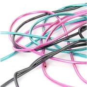 Cannetille lisse pour broderie - création broches & bijoux brodés 1 mm Black