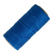 Bobine de fil ciré Linhasita pour micro macramé 0.75 mm - Blue (692) x228m