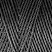 Bobine de fil ciré Linhasita pour micro macramé 0.75 mm - Dark Grey (665) x228m