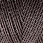 Bobine de fil ciré Linhasita pour micro macramé 1 mm - Chataigne (207) x168m