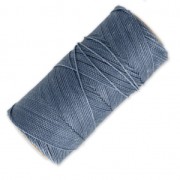 Bobine de fil ciré Linhasita pour micro macramé 1 mm - Jeans (384) x168m|raw }}