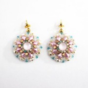 Facettes 4 mm Crystal Pearl Peach x50