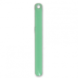 Sequins barre en métal et résine époxy 3x28 mm Mint x4