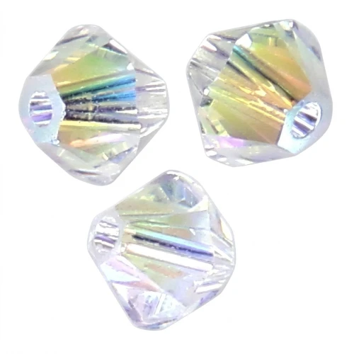 Toupies en cristal PureCrystal 5328 3 mm Crystal Shimmer 2X x50