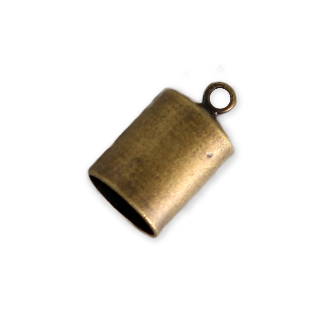 6 Embouts De Cordon Bronze 12mm - Perles Tambour, Embouts Pour Bijoux, Uxcell