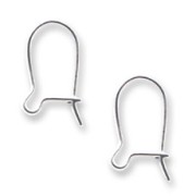 Boucles d'oreilles crochets dormeuses 19 mm en Argent 925 x4|raw }}