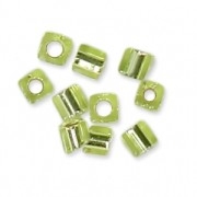 Cubes Miyuki 1.8 mm SB18-0014 - Chartreuse Silver Lined x10g|raw }}