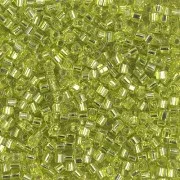 Cubes Miyuki 1.8 mm SB18-0014 - Chartreuse Silver Lined x10g