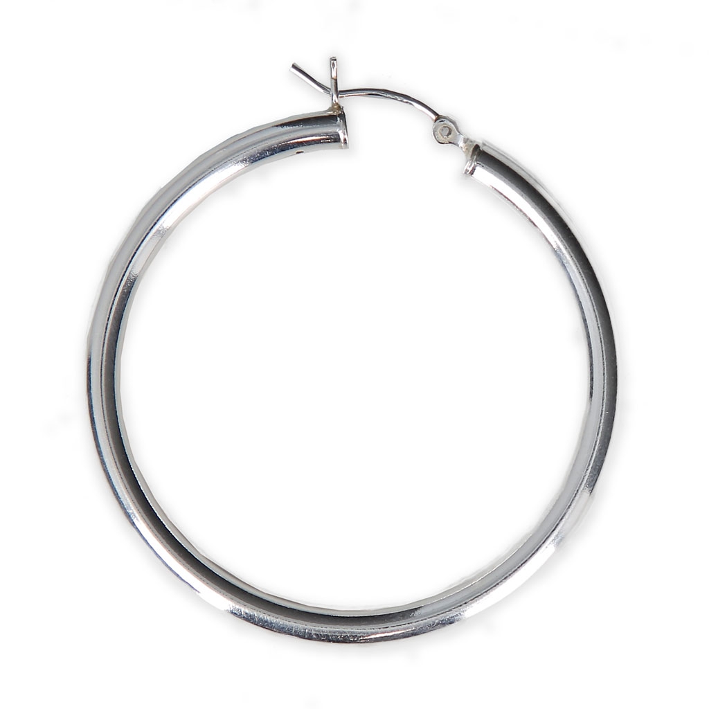 Créoles épaisses Rondes 14mm En Argent Massif 925 – Marque Bijouxia, Neuves Avec étiquettes