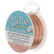 Fil de cuivre Craft Wire souple 0.81 mm Naturel x 9.14 m|raw }}