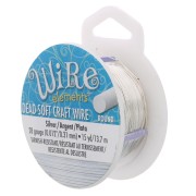 Fil de cuivre Craft Wire souple 0.32 mm argenté x 13.71 m