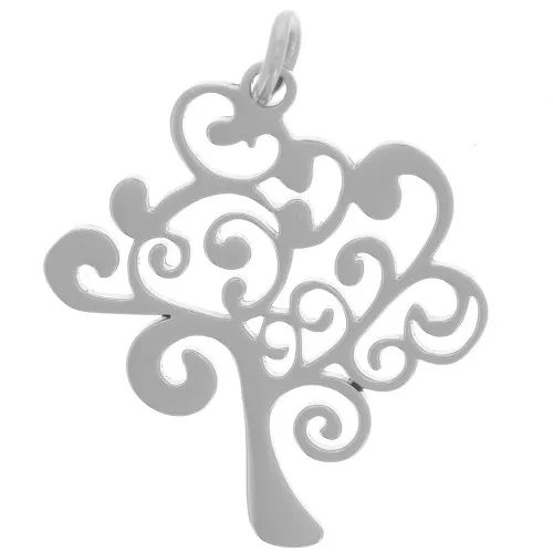 Breloque arbre 20x18 mm en Acier inoxydable 316L x1